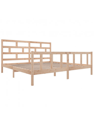 Giroletto in Legno Massello di Pino 200x200 cm