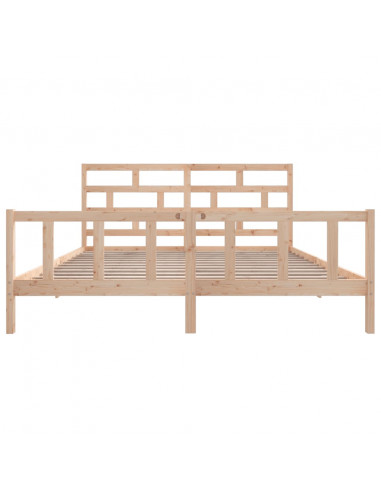 Giroletto in Legno Massello di Pino 200x200 cm