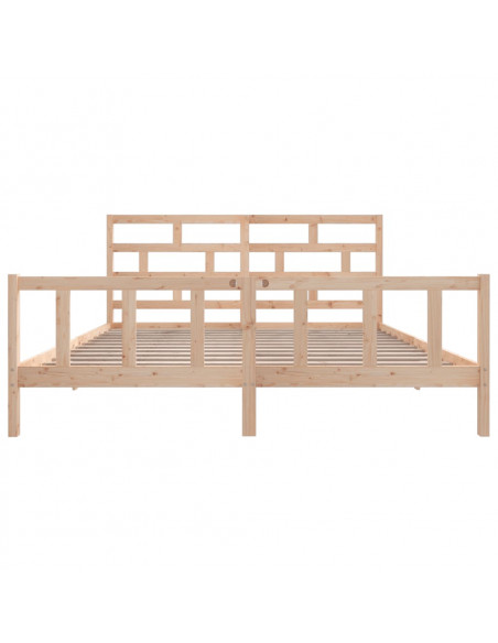 Giroletto in Legno Massello di Pino 200x200 cm