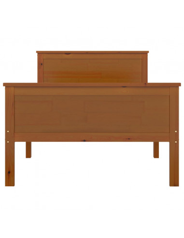 Giroletto Marrone Miele in Legno Massello di Pino 100x200 cm