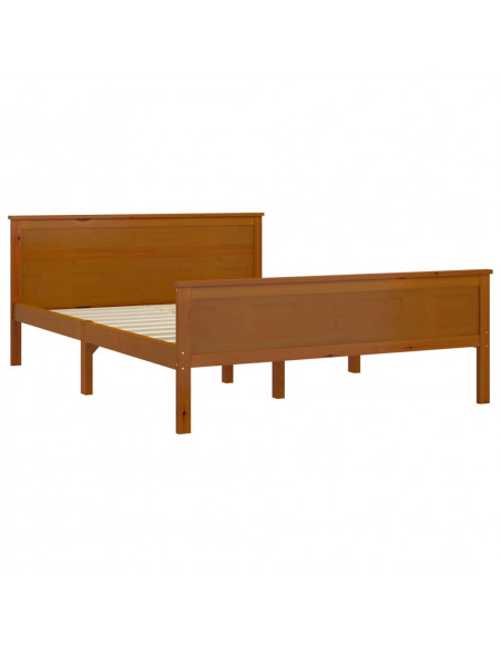 Giroletto Marrone Miele in Legno Massello di Pino 140x200 cm