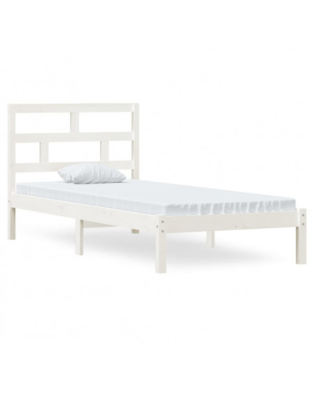 Giroletto Bianco in Legno Massello di Pino 90x200 cm