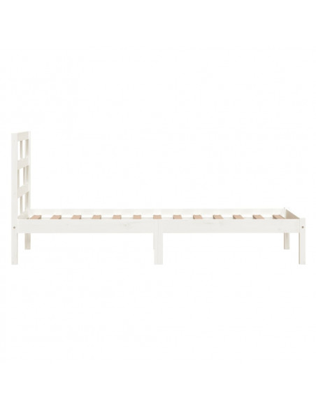 Giroletto Bianco in Legno Massello di Pino 90x200 cm