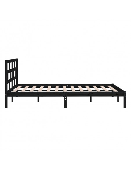 Giroletto Nero 135x190 cm Double in legno Massello