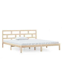 Giroletto in Legno Massello di Pino 140x190 cm 2