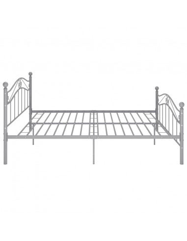 Giroletto Grigio in Metallo 160x200 cm