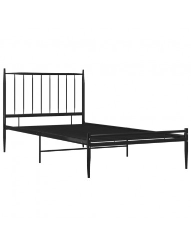 Giroletto Nero in Metallo 90x200 cm