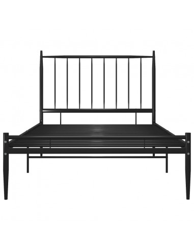 Giroletto Nero in Metallo 90x200 cm