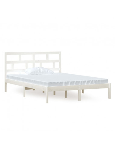 Giroletto Bianco in Legno Massello di Pino 140x200 cm