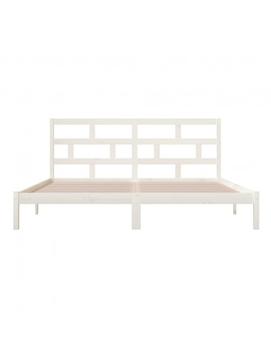 Giroletto Bianco in Legno Massello di Pino 200x200 cm