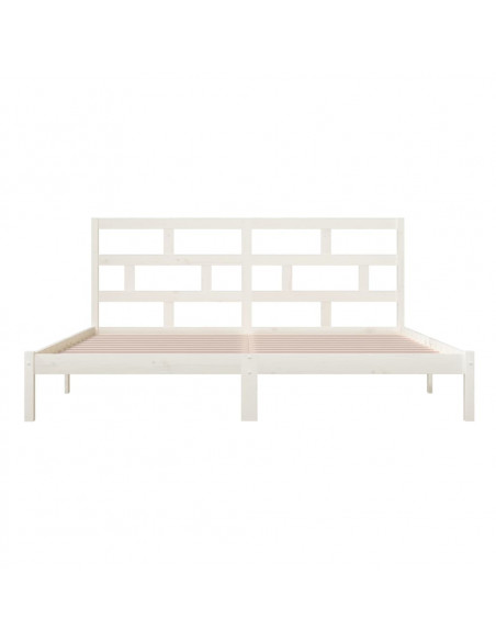 Giroletto Bianco in Legno Massello di Pino 200x200 cm