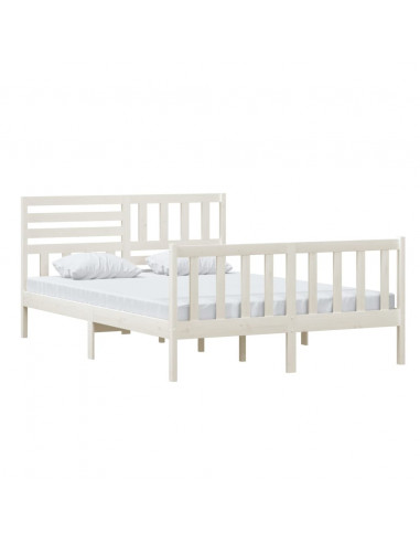 Giroletto Bianco in Legno Massello 140x200 cm