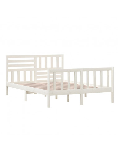 Giroletto Bianco in Legno Massello 140x200 cm