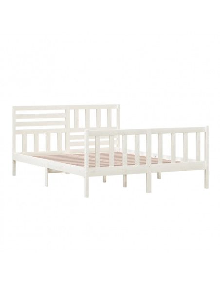 Giroletto Bianco 150x200 cm King in Legno Massello