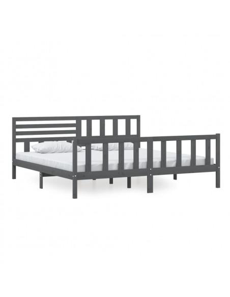 Giroletto Grigio in Legno Massello 200x200 cm