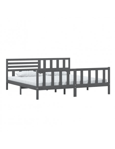 Giroletto Grigio in Legno Massello 200x200 cm