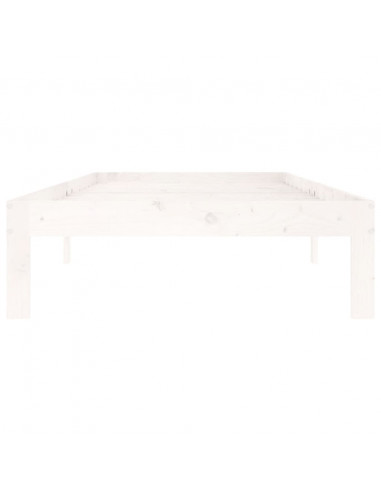 Giroletto Bianco in Legno Massello di Pino 90x200 cm