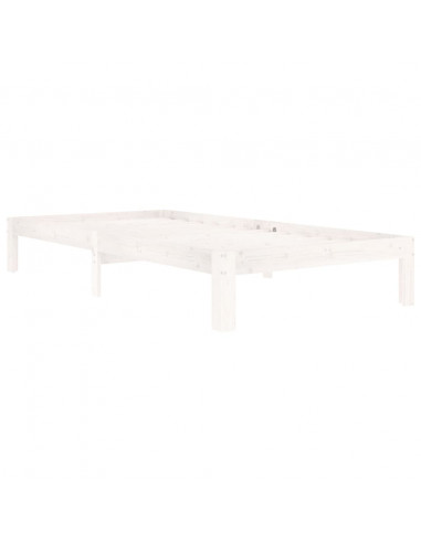 Giroletto Bianco in Legno Massello di Pino 100x200 cm