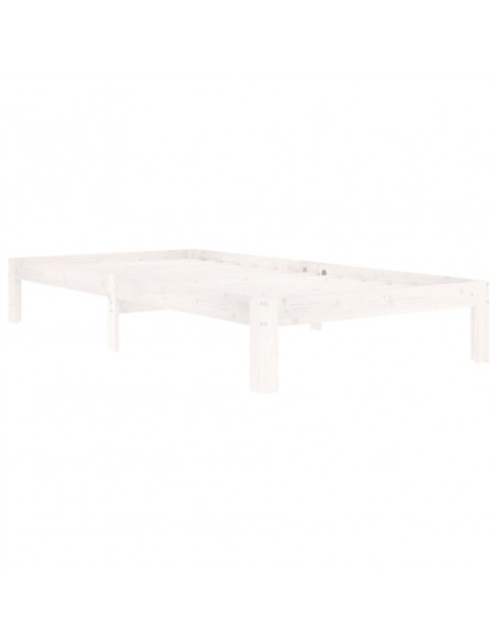 Giroletto Bianco in Legno Massello di Pino 100x200 cm