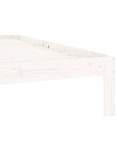 Giroletto Bianco in Legno Massello di Pino 100x200 cm