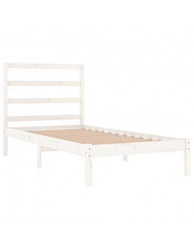 Giroletto Bianco in Legno Massello di Pino 90x200 cm