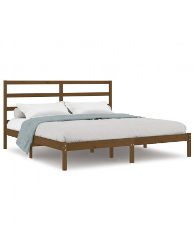 Giroletto Miele in Legno Massello di Pino 200x200 cm