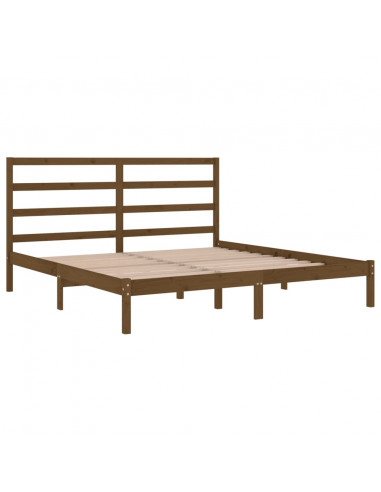 Giroletto Miele in Legno Massello di Pino 200x200 cm