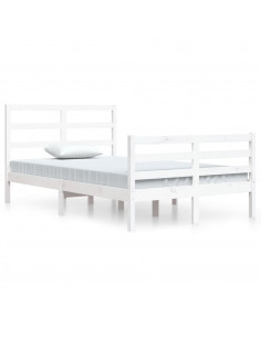 Giroletto Bianco in Legno Massello di Pino 120x200 cm 2