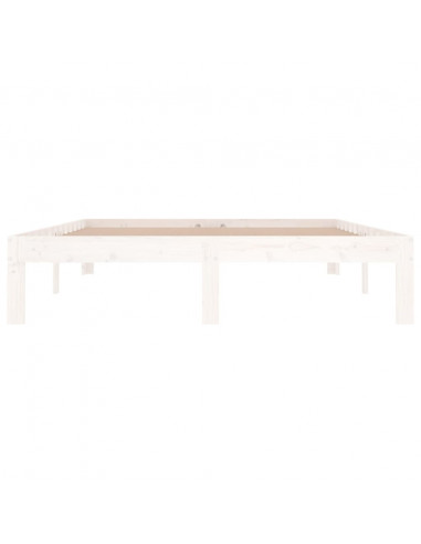 Giroletto Bianco in Legno Massello 135x190 cm Double