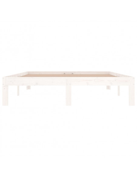Giroletto Bianco in Legno Massello 135x190 cm Double