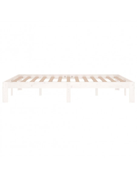 Giroletto Bianco in Legno Massello 135x190 cm Double
