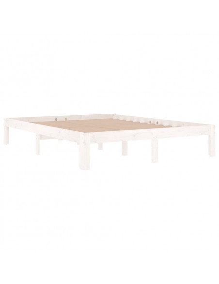 Giroletto Bianco in Legno Massello di Pino 140x190 cm