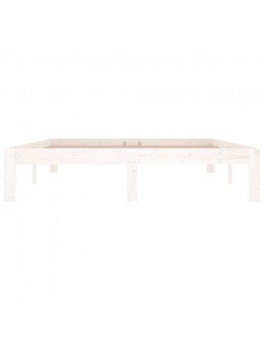 Giroletto Bianco in Legno Massello di Pino 140x190 cm