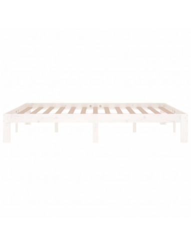 Giroletto Bianco in Legno Massello di Pino 140x190 cm