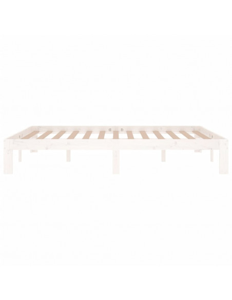 Giroletto Bianco in Legno Massello di Pino 140x190 cm