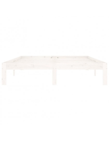 Giroletto Bianco in Legno Massello di Pino 140x200 cm