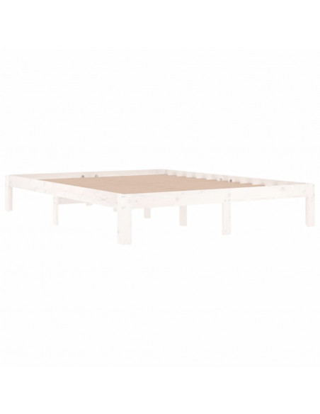 Giroletto Bianco in Legno Massello 150x200 cm King Size
