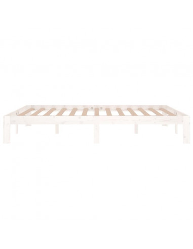 Giroletto Bianco in Legno Massello 150x200 cm King Size