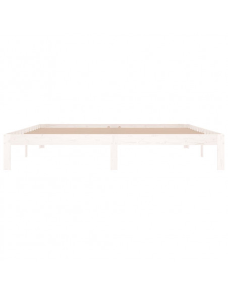 Giroletto Bianco in Legno Massello 180x200 cm Super King