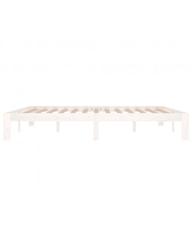 Giroletto Bianco in Legno Massello 180x200 cm Super King