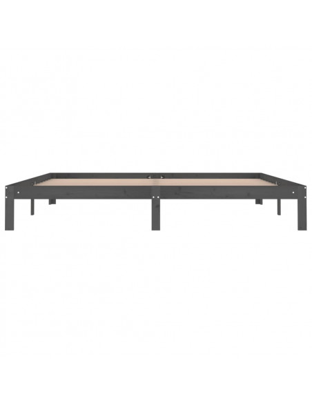 Giroletto Grigio in Legno Massello di Pino 200x200 cm