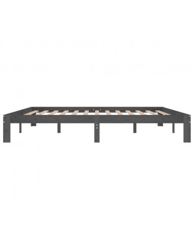 Giroletto Grigio in Legno Massello di Pino 200x200 cm