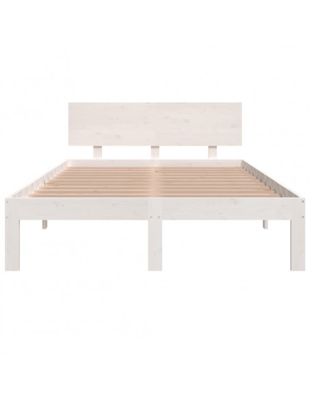 Giroletto Bianco in Legno Massello 120x190 cm Small Double