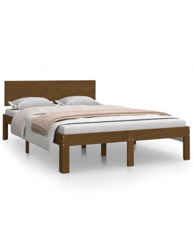 Giroletto Miele in Legno Massello 120x190 cm Small Double