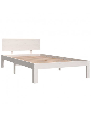 Giroletto Bianco in Legno Massello di Pino 100x200 cm