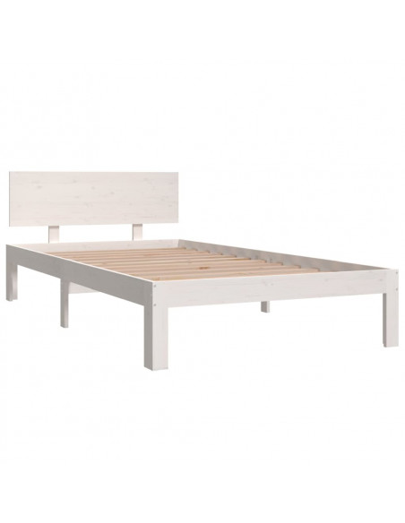 Giroletto Bianco in Legno Massello di Pino 100x200 cm