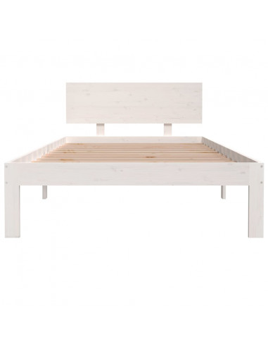 Giroletto Bianco in Legno Massello di Pino 100x200 cm