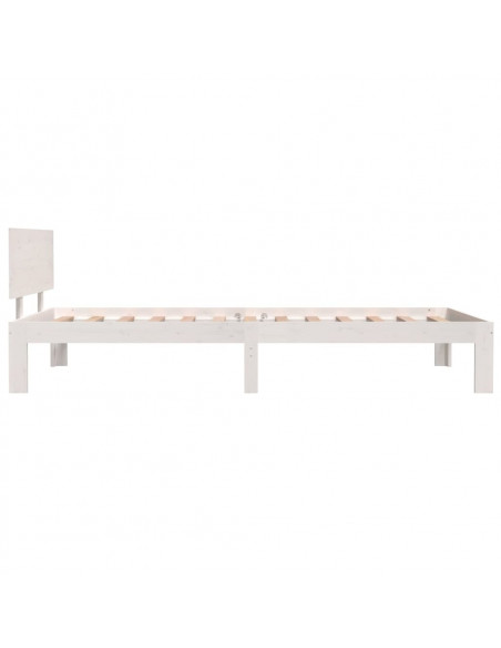 Giroletto Bianco in Legno Massello di Pino 100x200 cm
