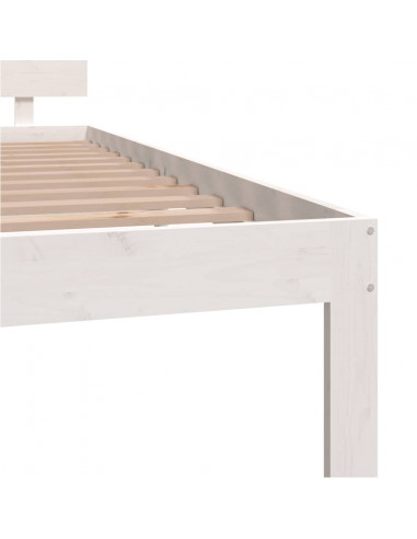 Giroletto Bianco in Legno Massello di Pino 120x200 cm