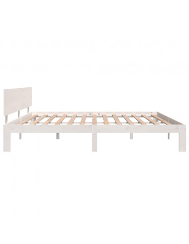 Giroletto Bianco in Legno Massello di Pino 200x200 cm